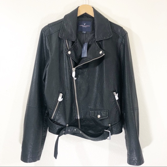 American Eagle Outfitters Jackets & Blazers - 🦅American Eagle Faux- Leather Moto jacket